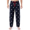 Wrangler Men's Printed Woven Micro-sanded Cotton Sleep Pajama Pants, Navy/Red,