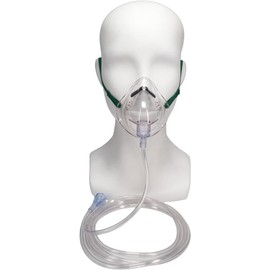 Medical Oxygen Mask and Tube 1.8m - CE Marked (10 mask)