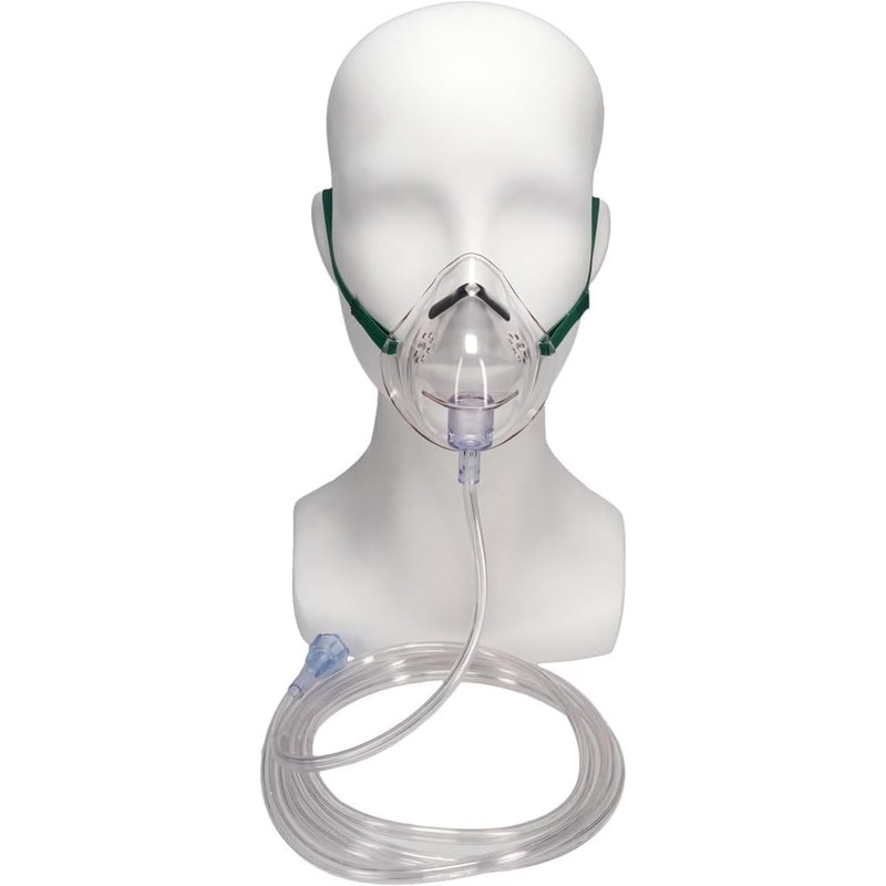 Medical Oxygen Mask and Tube 1.8m - CE Marked (10