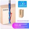 EANOSIC Extra Long 4 Inch Upcut Spiral Router Bit 1/4