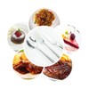 5pcs Long-handled Korean Stainless Steel Fork