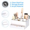 NIUBEE Hair Tool Organizer, White Acrylic Hair Dryer and Styling