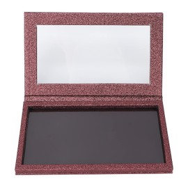 Paleta de Sombra de Ojos de Maquillaje Vacía Magnética con Tapa Transparente, Paleta de Maquillaje Magnética con Adhesivo de Espejo, Paleta Vacía, Paleta Magnética para Sombra de Ojos, Lápiz Labial, R