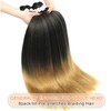 Two Tone Braiding Hair Pre Stretched,26 Inch 8 Pack Prestretched