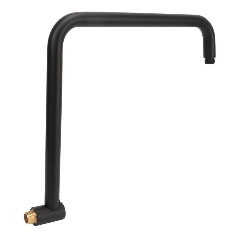 Shower Head Extension with Flange S Shape Shower Arm Wall