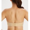 Lemorosy Wirefree Strapless Push up Bra Hand Shape Anti-Slip Push