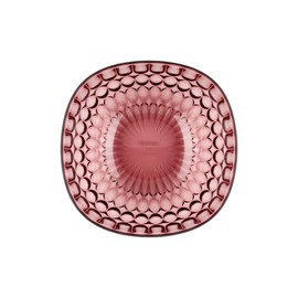 Guzzini - Vanity Container 25 cm, Mauve, in Bio-based SAN and Bio-based SMMA Serveware Stackable Acrylic Crystal for Salad Pasta Fruits Centerpiece Serveware