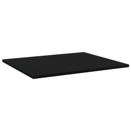 8-Piece Set Black Bookshelf Boards 23.6"x19.7"x0.6" Engineered Wood Storage Shelves & Unitscolor: Black Color