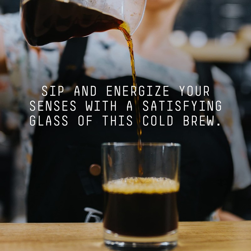 Stone Street Cold Brew Coffee, High Caffeine ‘Boost Blend’, Whole