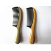 Myhsmooth GBZBYBMT Handmade No Static Black Buffalo Horn Comb with