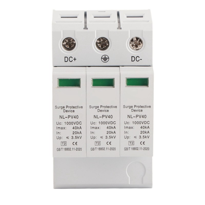 Surge Protective Device 20‑40KA 3P 1000V Photovoltaic PV Voltage Protection