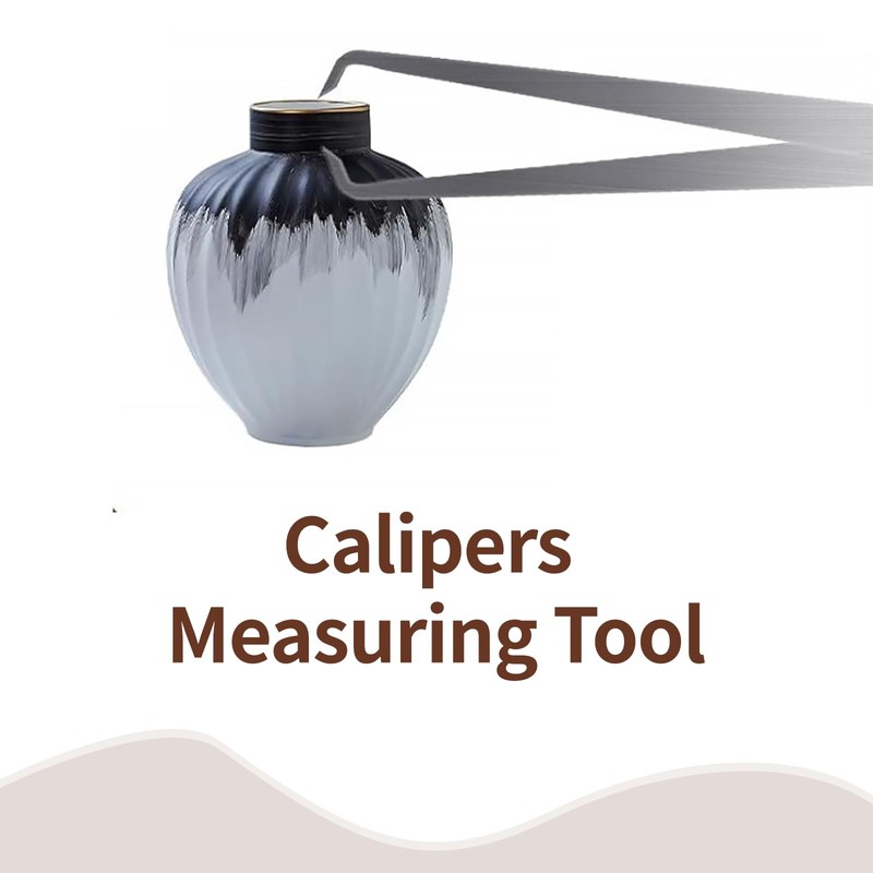 Wjelet 2 Pcs Calipers Measuring Tool, 150mm/6" Stainless Steel Inside