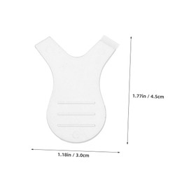 Ipetboom 100pcs Eyelash Curling Aid Eyelash Lift Tool Y Tool Lash Lift Eye Lash Tool Lash Lift Comb Eyelash Tool Lash Lift Supplies Y Lash Lift Tools Y Combs Lash Lift Transparent Plastic