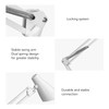 Swing Arm Desk Light with Clamp USB 3 Lighting 10