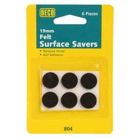Deco Felt Surface Savers, Pack of 6