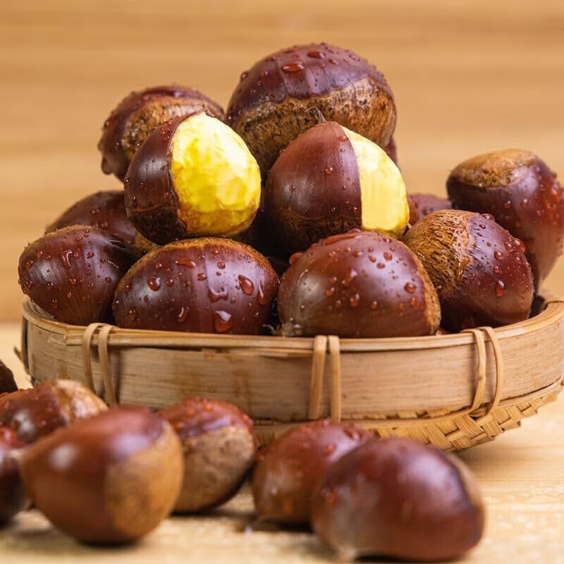 Chestnut kernels: 200g (7.05oz) shelled chestnut kernels in individual small