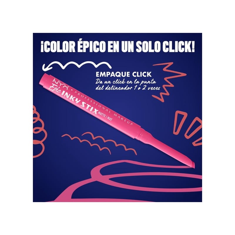 Delineador para Ojos Nyx Professional Makeup Professional Makeuyx Epic Inky