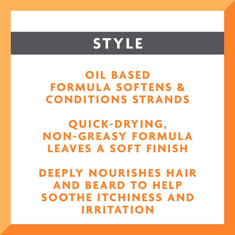 Cantu for Men Hair & Beard Oil, 3.4 fl oz