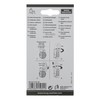 BURG-WÄCHTER Adjustable combination lock, 6.5 mm thickness, 4 number wheels,