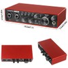 Interfaz de audio USB para grabación de música en computadora