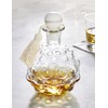 Mud Pie Hobnail Decanter, 8 1/2" x 5" dia Clear