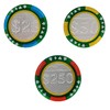 Fruidles Casino Poker Chips Half-Pound - Belgian Milk Chocolate Coins,