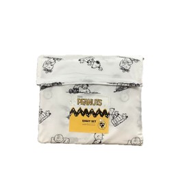 Berkshire Blanket & Home Co Peanuts & Friends Juego de sábanas (Black & White Peanuts Gang, Queen)