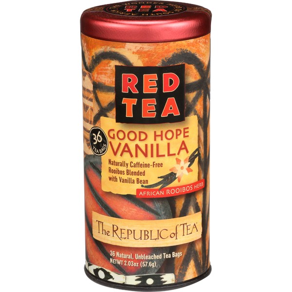 The Republic of Tea, Good Hope Vanilla Red Tea, No Caffeine, 36 Tea Bags