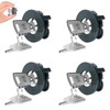 Socket Lock, Pack of 4 Socket Locks, Prevents Electricity Theft,