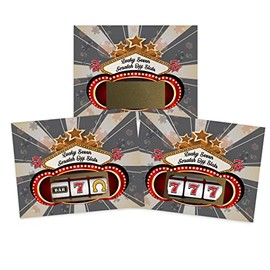 My Scratch Offs 26 Pack Casino Night Gambling Slot Machine Scratch Off Game Cards for Casino Party Favors and Party Supplies