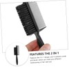SAFIGLE 1pc Multifunctional Hairdressing Comb Broken Hair Brush Portable Dual-sided