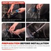 6Ft Stainless Steel Washer Hose with 90 Degree Elbow by