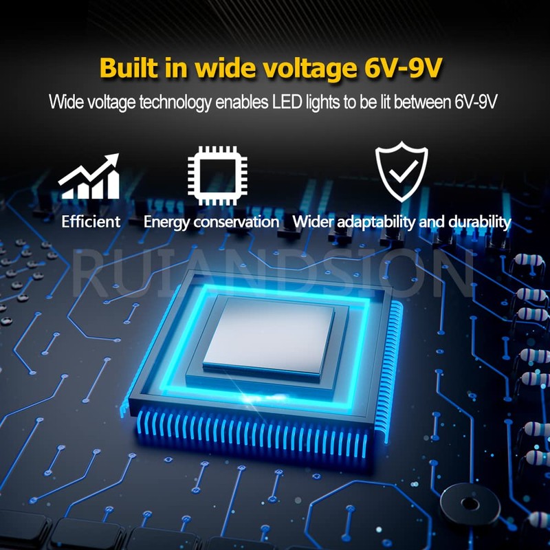 Ruiandsion P13.5S LED Bulb 1-9V LED Flashlight Bulb 1.5V 3V