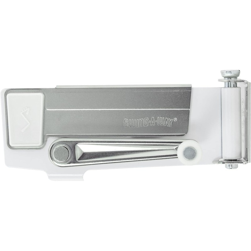 Swing-A-Way White Steel Manual Can Opener