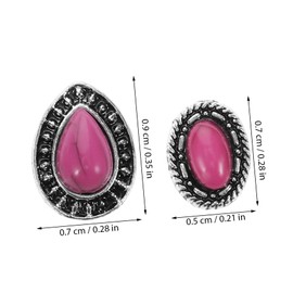 Healvian Nail Charms Set 20pcs Retro Metal Nail Art Decor DIY Manicure Decorations