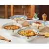 QINLANG 38 oz Japanese Ramen Bowls, Ceramic Set of 4