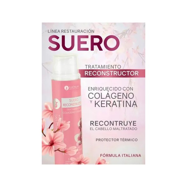 Kit De 2 Tratamiento Reconstructor Con Colágeno Y Keratina