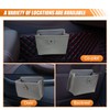 BDZMC Car Trash Can, Hanging Storage Container Dustbin, Foldable Garbage