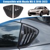 Rear Side Window Louvers Cover Trim Compatible with Mazda MX-5