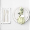 TEAONE Pearl Napkin Rings, 10 PCS Wedding Napkin Holders for