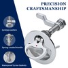 SHENGHUISS Boat Cam Latch,Flush Pull Handle,316 Stainless Steel Boat Hatch