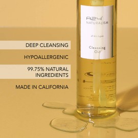 A24 Cleansing Oil - Makeup Remover, Deep Cleansing, Non-Stripping, 99.75% Natural Ingredients, Vegan Formula, Ideal for All Skin Types… (Cleansing Oil)