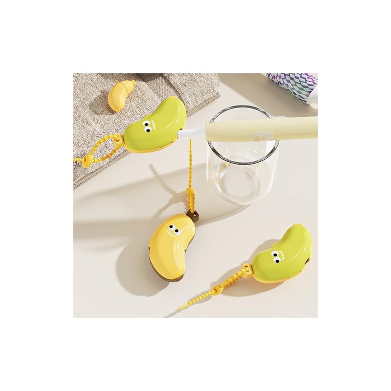 Cartoon Banana Forma De Dientes Protector Higiendees Portátiles Higiende