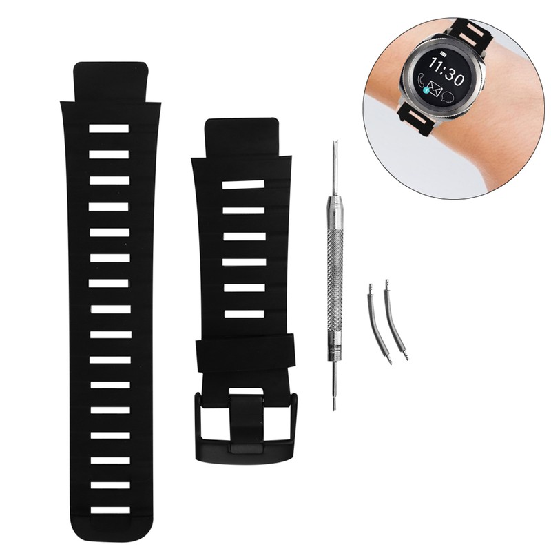 Outdoor Rubber Watchband Watch Strap Replacement Accessory for SUUNTO X-LANDER