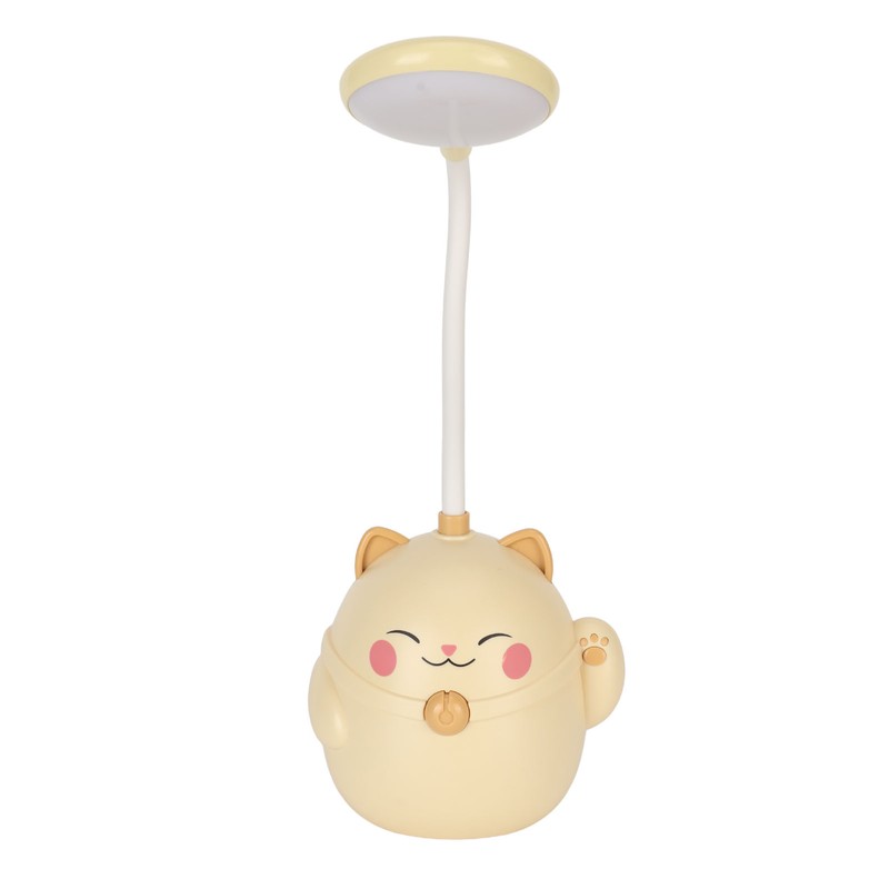 LED Table Lamp USB Charging Gooseneck Reading Light Pen Holder