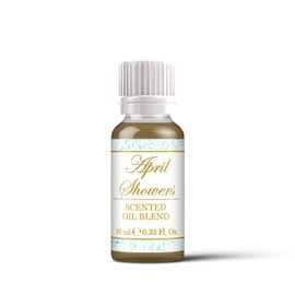 Mystix London | April Showers Scented Oil Blend 10ml | Fresh Tea Tree, Bergamot, Orange & May Chang Essential Oils | Ideal for Aromatherapy, Massage & Skincare | Versatile & Long-Lasting Scent