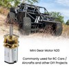 Mini Gear Motor N20 RC 3D Print 3-12V, 15-1000 RPM