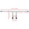 Unbranded 8"Rise 1 1/4" T-Bar Handlebars Bar Fits For Harley