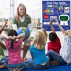 Auchq Circle Time Learning Center Pocket Chart, Heavy-Duty Kids Calendar