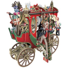 PAPER D'ART - CHRISTMAS CAROL - 3D CHRISTMAS CARD